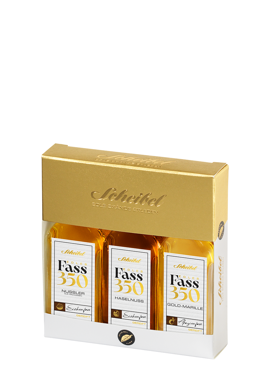 emill-edles-fass-trio-probierset-nussler-haselnuss-gold-marille image 1