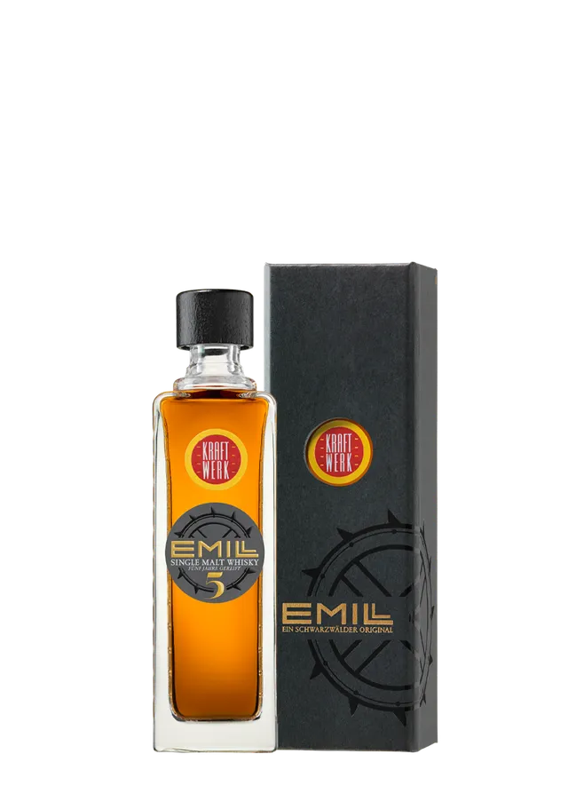 emill-kraftwerk-5-jahre-single-malt-whisky-kleinflasche image 1
