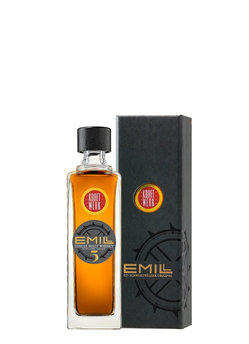 emill-kraftwerk-5-jahre-single-malt-whisky-kleinflasche image 1