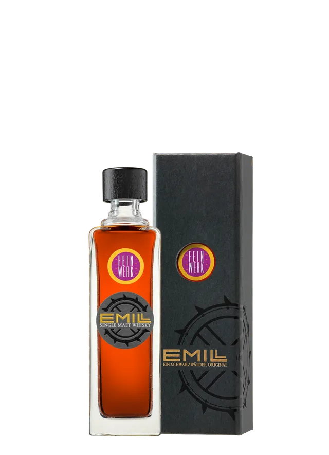 emill-feinwerk-single-malt-whisky-portwein-finish-kleinflasche image 1