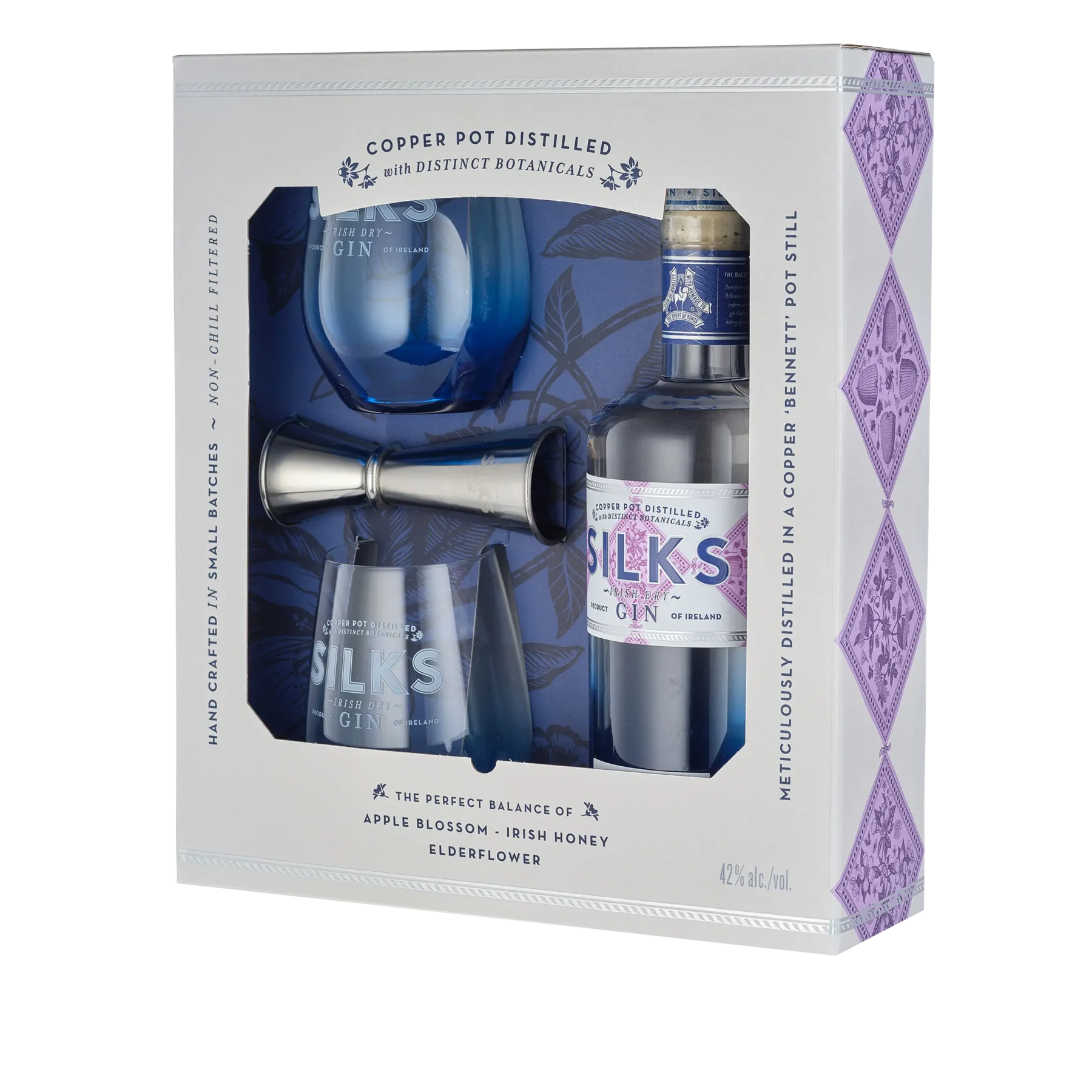 boann-silks-irish-dry-gin-gift-pack-70cl image 1