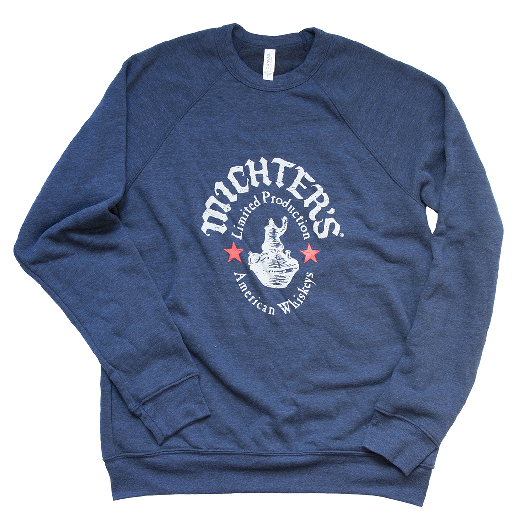 michter-s-cozy-heathered-crewneck-sweatshirt-sweatshirt-mit-vintage-logo image 1