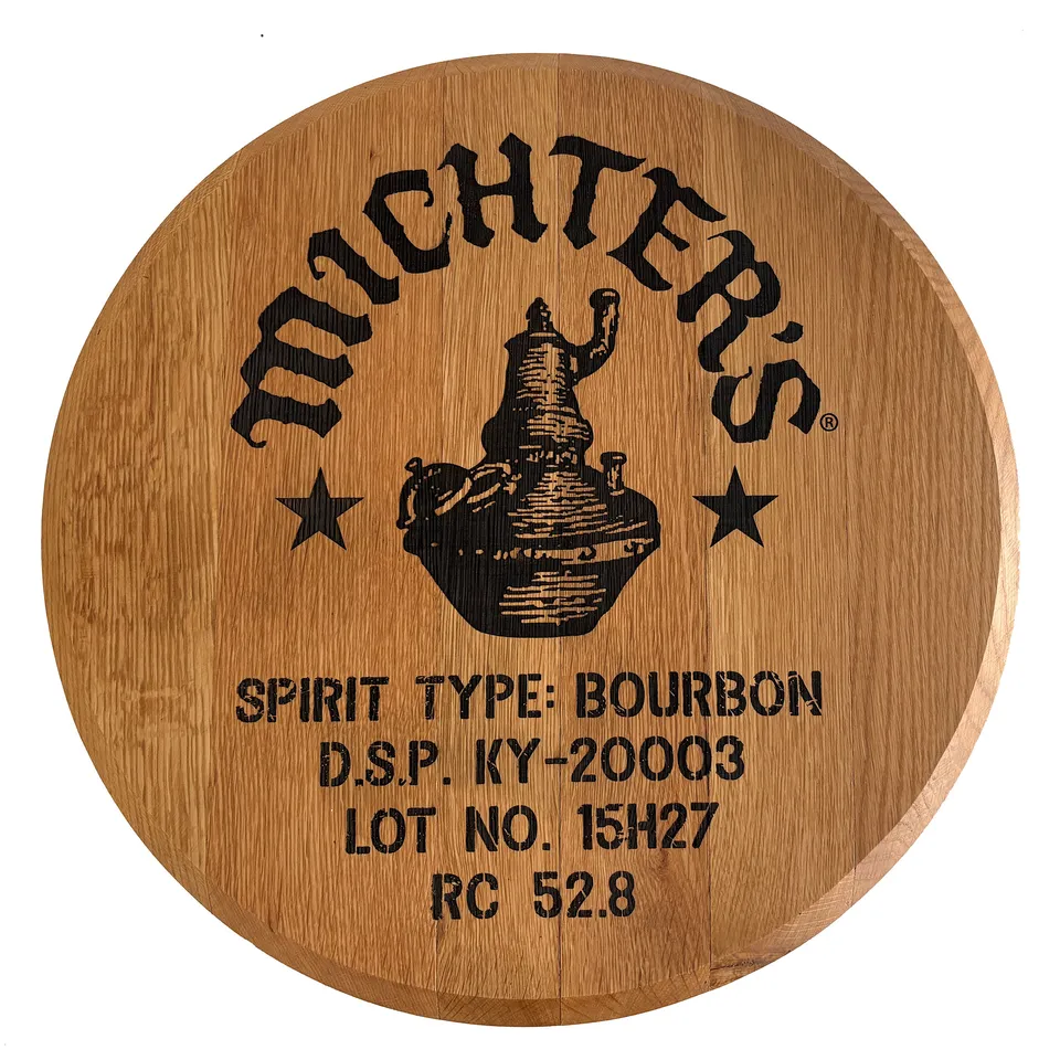 michter-s-barrel-head-fassdeckel-mit-logo image 1