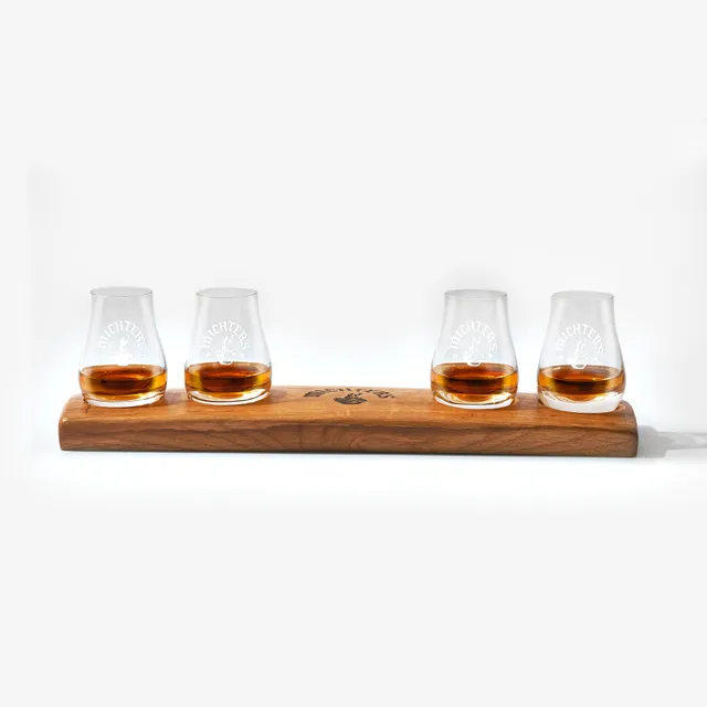 michter-s-flight-stave-tasting-glass-set-fassdauben-flight-mit-4-gl-sern image 1