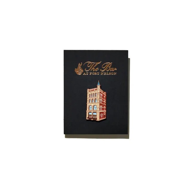 michter-s-fort-nelson-building-emaille-pin-sammler-anstecker image 1