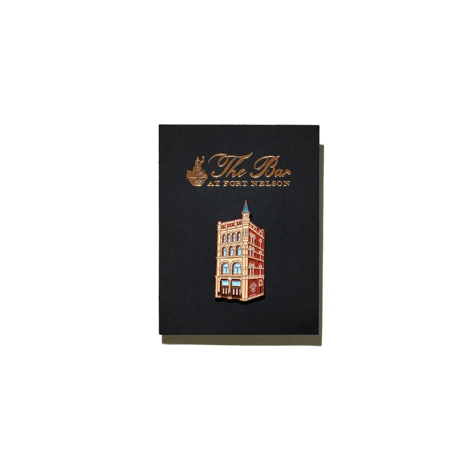 michter-s-fort-nelson-building-emaille-pin-sammler-anstecker image 1