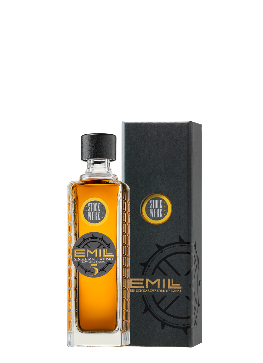 emill-stockwerk-5-jahre-single-malt-whisky-kleinflasche image 2