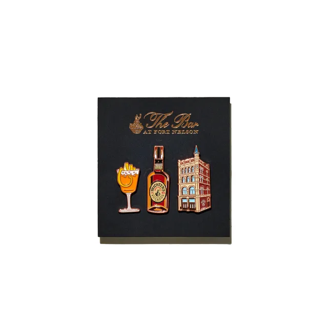 michter-s-ft-nelson-enamel-pin-trio-3er-ansteck-pin-set image 1