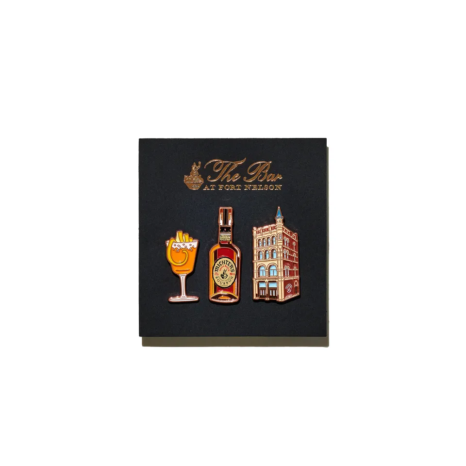 michter-s-ft-nelson-enamel-pin-trio-3er-ansteck-pin-set image 1
