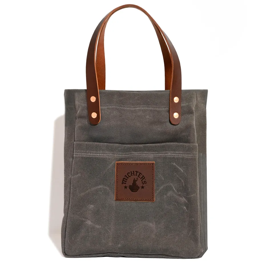 michter-s-spirit-tote-leder-waxed-canvas image 1