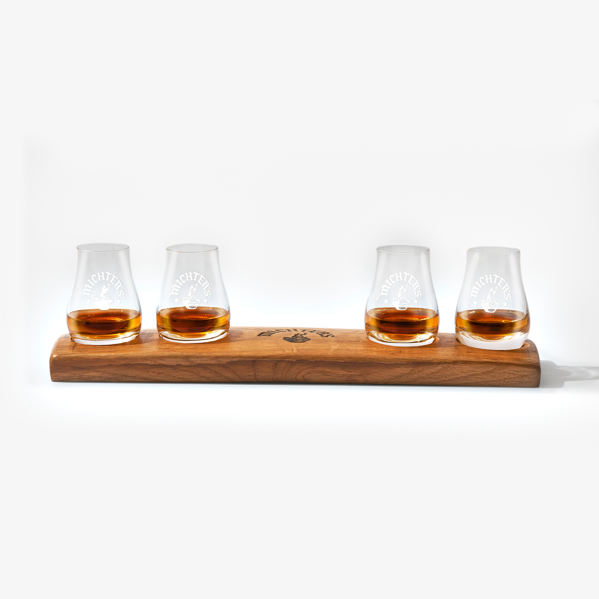 michter-s-flight-stave-tasting-glass-set-fassdauben-flight-mit-4-gl-sern image 1