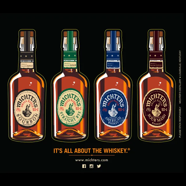 michter-s-us-1-flaschen-sticker-4er-set image 1